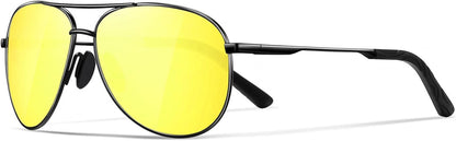 Sunglasses Men Polarized Aviator Sunglasses for Men Women Fishing Driving Sun glasses Metal Frame UV400 Protection