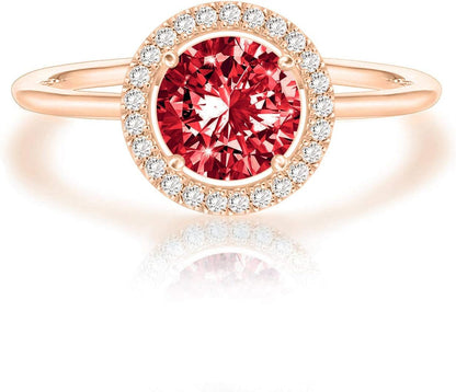 14K Gold Plated Crystal Birthstone Rings | Rings for Women