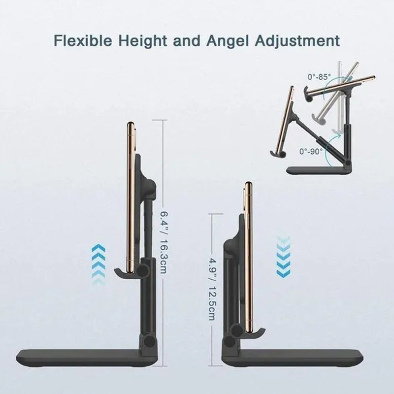 High Quality Metal Desktop Tablet Holder Table Cell Foldable Extend Support Desk Mobile Adjustable Phone Holder Stand