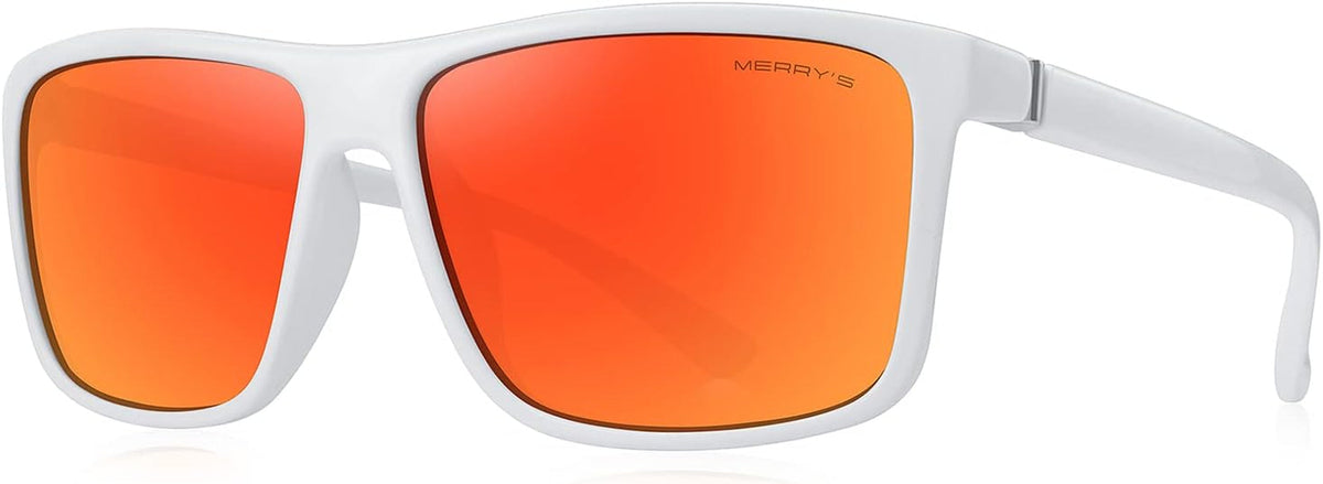 Rectangular Polarized Sports Sunglasses for Men Women Cycling Driving Fishing UV400 Protection S8225