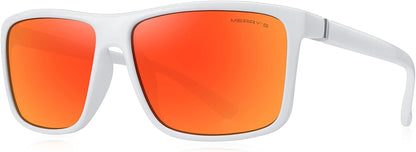 Rectangular Polarized Sports Sunglasses for Men Women Cycling Driving Fishing UV400 Protection S8225