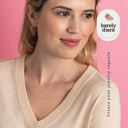 1Mm 925 Sterling Silver Necklace for Women | 16-36 Inch Long Silver, 18K Gold, Rose Gold Necklaces for Women - Made in Italy Real Cable Chain Jewelry | Dainty Cadena De Plata S925 Para Mujer