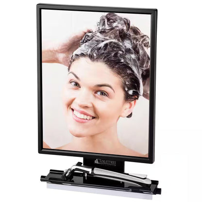 6.5 In. X 8 In. Tabletop Makeup Mirror in Black
