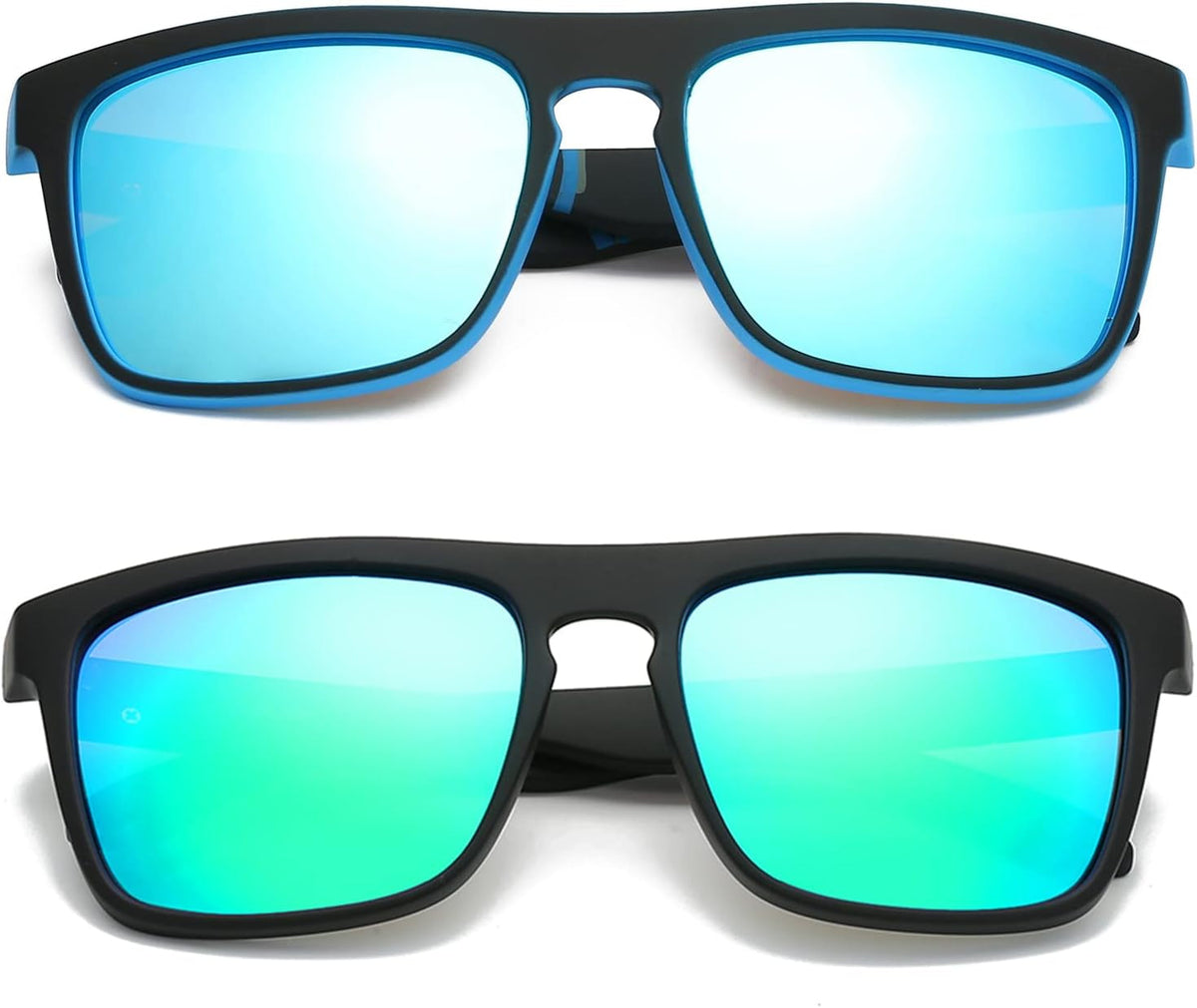 Classic Polarized Sunglasses for Men Women Retro 100% UV Protection Driving Sun Glasses D731