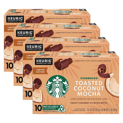 K-Cup Coffee Pods, Medium Roast Coffee, Pike Place Roast for Keurig Brewers, 100% Arabica, 6 boxes (60 pods total)