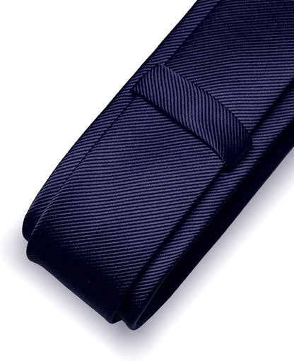 2.4" Solid Color Skinny Tie for Men Slim Necktie(6Cm)