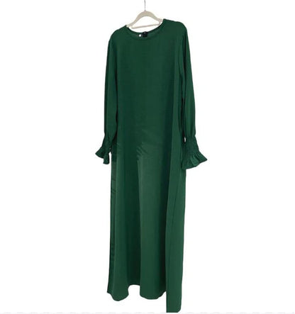 Women Prayer Dress Muslim Ramadan Garment Abaya Dubai Islam Jilbeb Long Dress without Hijab