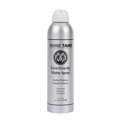 MANE TAME Zero-Gravity 7Oz Matte Finish Spray - Adds Instant Fullness, Volume, Texture, and UV Protection for Thicker, Styled Hair