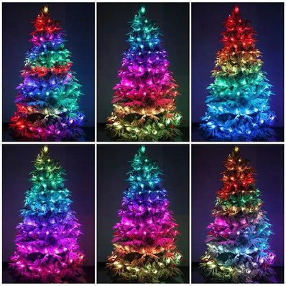 Led Strip Light APP Control RGB Infrared Bluetooth ontroller Christmas Tree Light Christmas Decor For Home Holiday Decorative New Year Lamp Christmas decorations