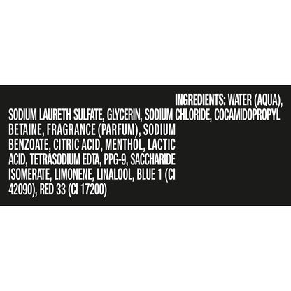 Fine Fragrance Collection Body Wash for Men Blue Lavender 4 Count 12H Refreshing Scent Shower Gel Infused with Lavender, Mint, and Amber Essential Oils 18 Oz