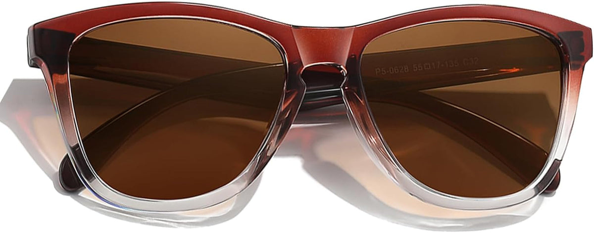 Sunglasses Womens Polarized Sunglasses for Women Trendy Designer Mirrored Sunglasses UV400 Protection Sun Glasses
