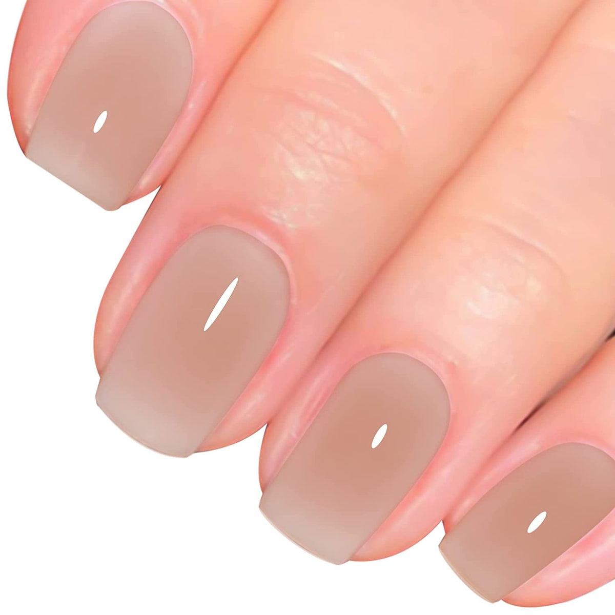 Milky White Gel Nail Polish 15ml Nude Gel Polish Clear Jade White Translucent Soak Off U V Sheer Neutral Gel Nail French Manicure for Nail Art Gel 0.5Oz