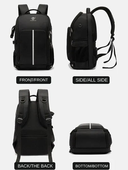 SLR Digital Camera Bag Drone Backpack Multifunctional outdoor waterproof camera bag Foldable carrying tripod suitable for Canon Nikon Fuji SONY/DJI Drones can carry a 17.3-inch laptop as well as come with USB port