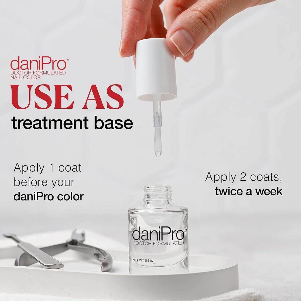 Doctor Formulated Nail Polish – Clear Base Coat
