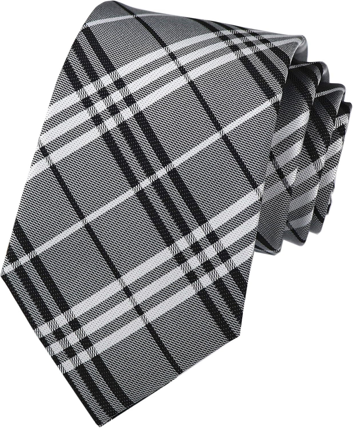 Men'S Gingham Check Stripe Ties Pattern Business Formal Designer Neckties 3.15"