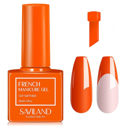 French Gel Nail Polish - 1PC 10ML Blue Gel Polish U V LED Soak Off Gel Quick French Manicure Gel Polish Nail Salon DIY Home for Starters Professionals Party