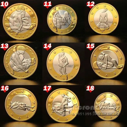 Germany Euros Coins Mix Pure Gold Coins Euro Coins Cool Maclife Couple Commemorative Coin