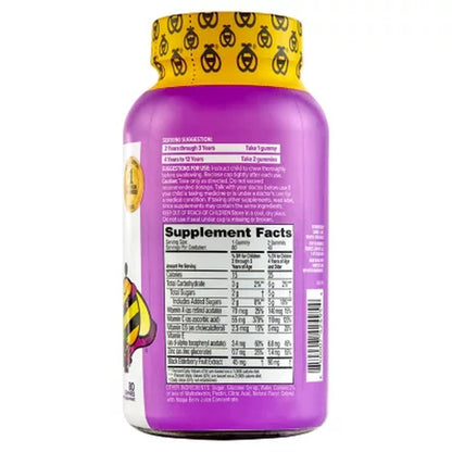 Zarbee'S Naturals Children'S Elderberry Immune Support Gummies, 80 Ct.