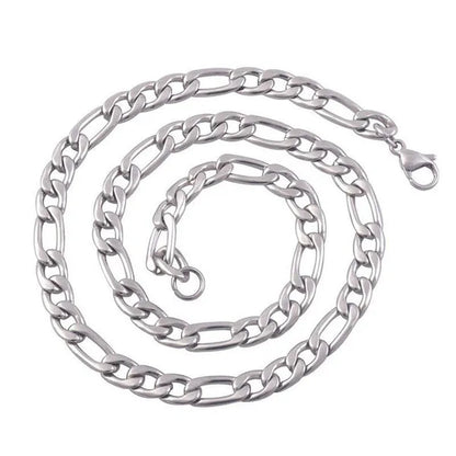 Wholesale High Quality 925 Sterling Silver Fashion Jewelry 2MM/4MM/6MM/8MM Women Men 925 Solid Silver Figaro Chain Necklace 16/18/20/22/24/26/28/30 inches