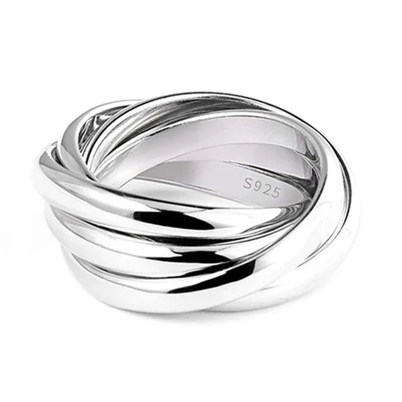 Fashion Delicate Sterling Silver Color Polished Ring Holiday Party Anniversary Jewelry Gift