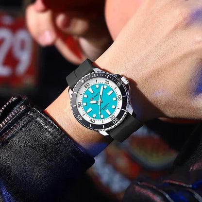 CURREN Watches For Men Luxury Silicone Strap Military Army Sports Watch Wristwatch Waterproof Luminous Male Clocks Relogio Masculino 8448
