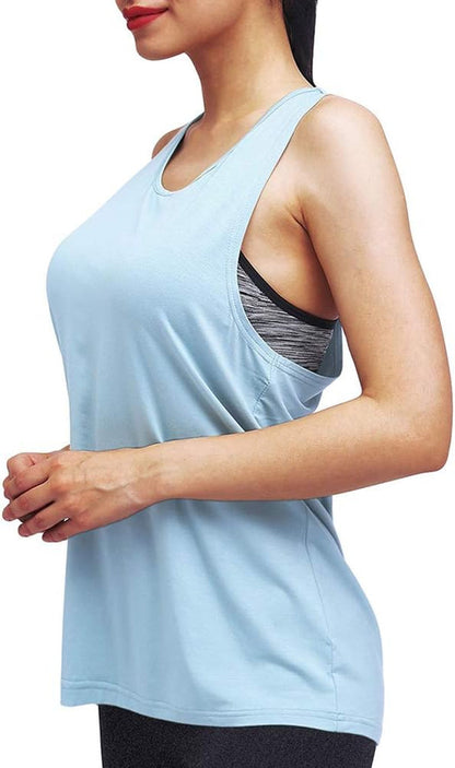 Workout Tops for Women Yoga Athletic Shirts Tank Tops Gym Summer Workout Clothes