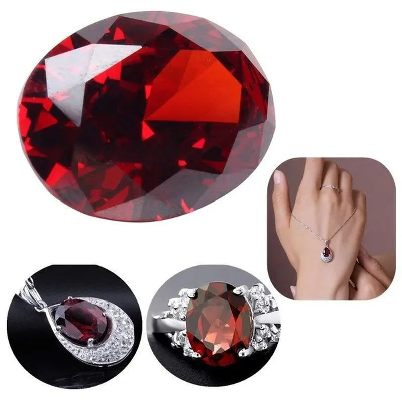 10 CT PIGEON BLOOD RED RUBY UNHEATED 12 * 16 MM DIAMOND OVAL LOOSE GEMS