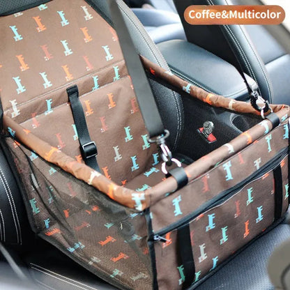 New Waterproof Dog Bag Pet Car Carrier Dog Carry Storage Bag Breathable Net Pet Booster Seat Cover Travel Carrier Bucket Basket 12 Colors