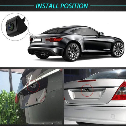 HD Car Rearview Camera Night Vision Rear Camera IP68 Waterproof Car Camera 170 Degree Wide Angle Car Reverse Parking Camera
