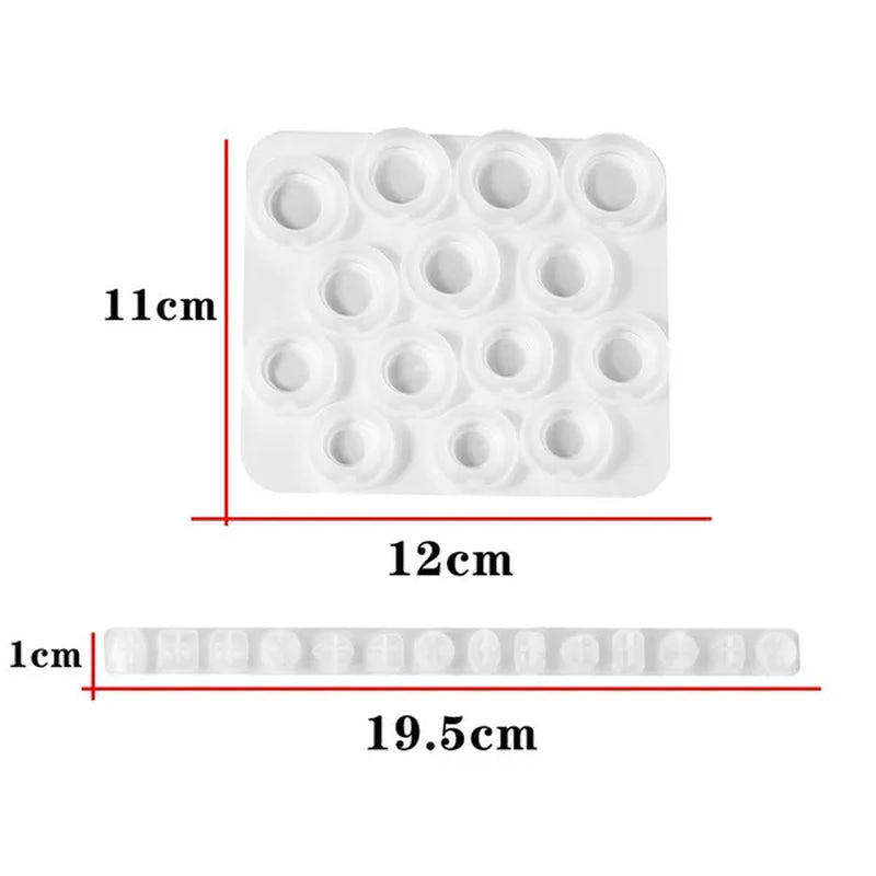1 Set Valentine's Day Rings UV Crystal Epoxy Mold Dove Egg Diamond Ring Silicone Mould DIY Crafts Jewelry Pendants Earrings Necklace Casting Tools GZQ