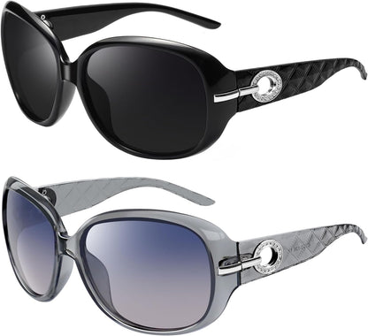 Big Sunglasses for Women Oversized Shades for Women Trendy Large Rectangle Sun Glasses UV Protection Sunnies