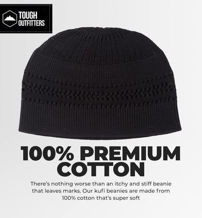 Kufi Hat - Kufi Hats for Men Muslim, Turkish Kufi Cap