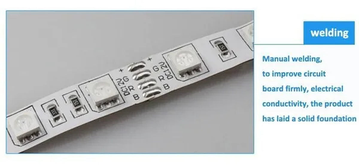 Non-Waterproof 5M 10M RGB led christmas lights smd 5050 12V flexible christmas led lights string rgb led strip + IR 24keys Remote controller