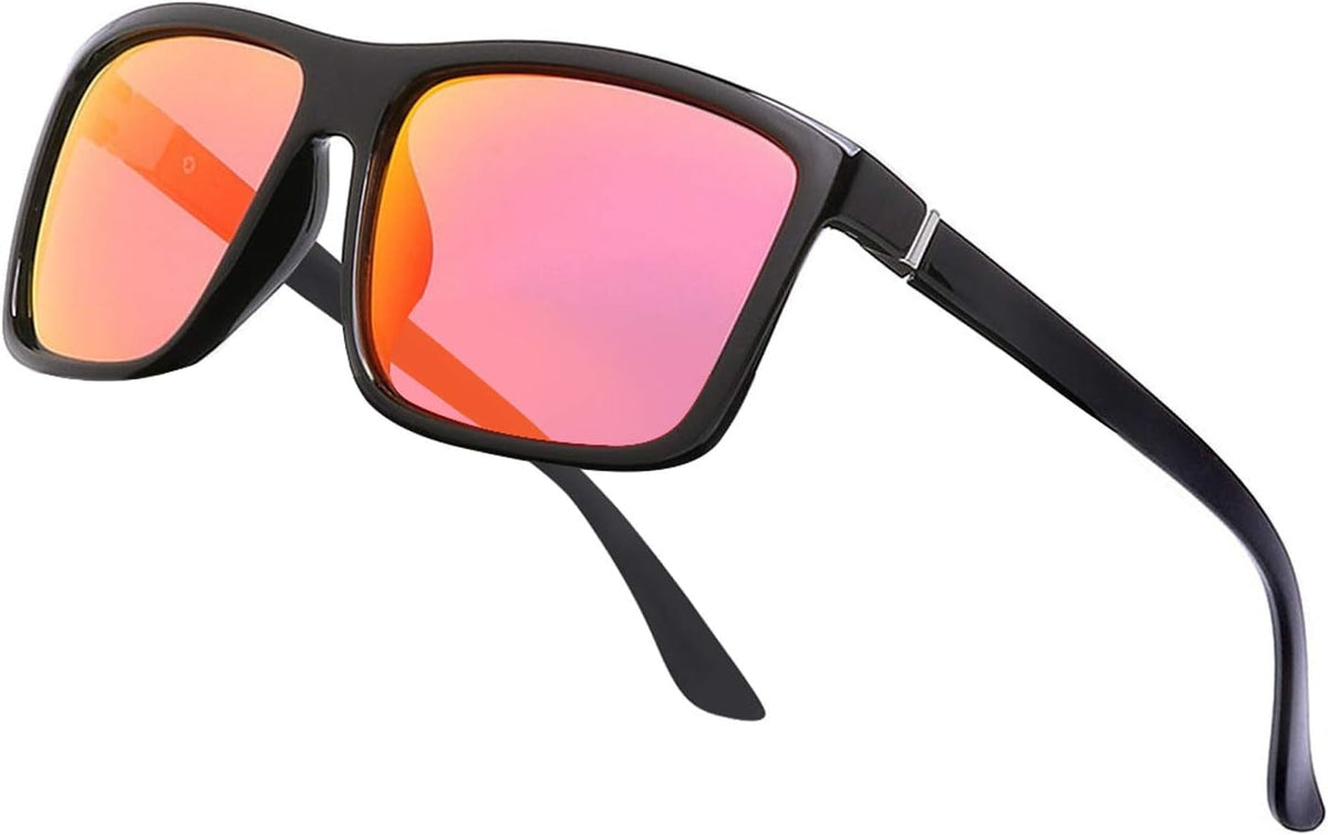 Men's Sports Polarized Sunglasses Square Frame Glasses NP1007