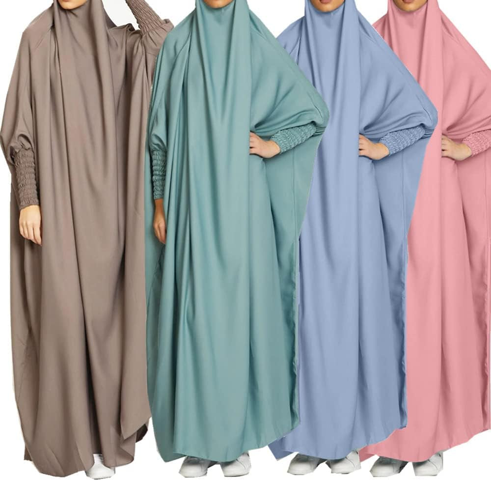 Muslim Abaya Dress Prayer Ramadan Long Hijab Dress