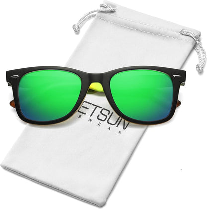 Polarized Sunglasses for Women Men Classic Retro Square Frame Driving Trendy Sun Glasses UV Protection
