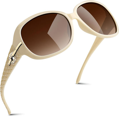 Sunglasses Womens Polarized Trendy Oversized Sun Glasses Fashion Ladies Shades 100% UV400 Protection S85