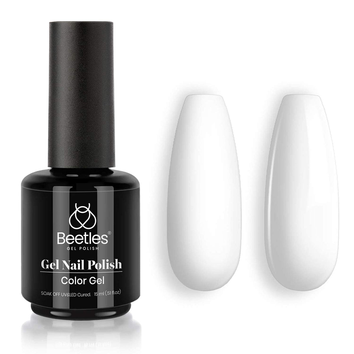 beetles Gel Nail Polish, 1Pcs 0.5Oz 15ml Sheer Pink Gel Polish,Light Nude Nail Gel Neutral Soak off Uv Led Lamp Needed Manicure for Home Salon Nail Art DIY, Spring Gel for Girls, 2024 New Trend