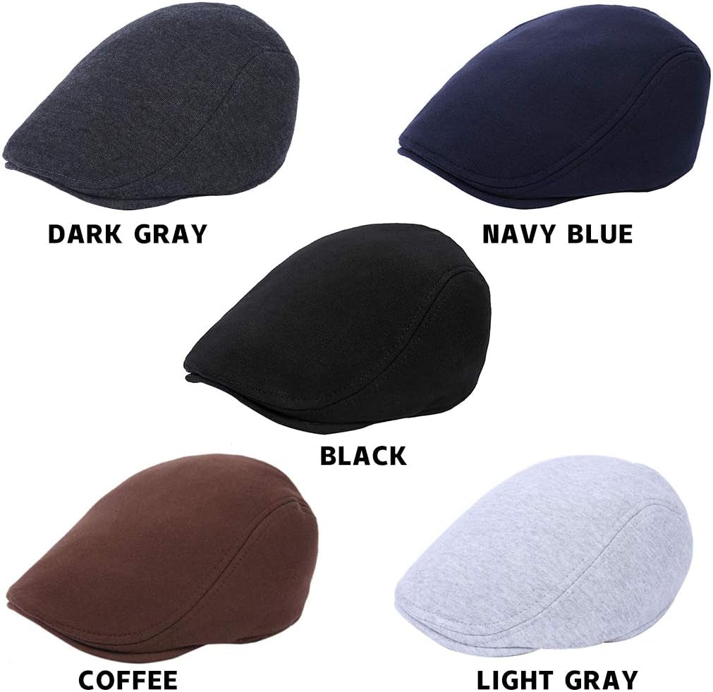 Men'S Flat Cap Gatsby Newsboy Lvy Irish Hats Driving Cabbie Hunting Cap