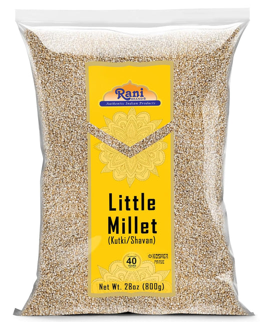 Rani Little Millet (Panicum Sumatrense) Whole Ancient Grain Seeds 28Oz (800G) ~ All Natural | Gluten Friendly | NON-GMO | Kosher | Vegan | Indian Origin | Kutki/Shavan/Saamai/Sama Kannada