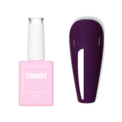 Pastel Gel Nail Polish,15ml Lavender Purple Color Soak Off UV LED Gel Polish Nail Art Manicure Salon Christmas DIY Nail Design Decoration at Home
