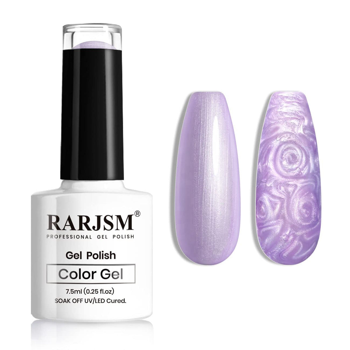 Pearl Gel Nail Polish, Glitter Drawing Gel Polish Shimmer Mermaid Nail Gel Soak Off UV Gel for Salon Home DIY Manicure Use