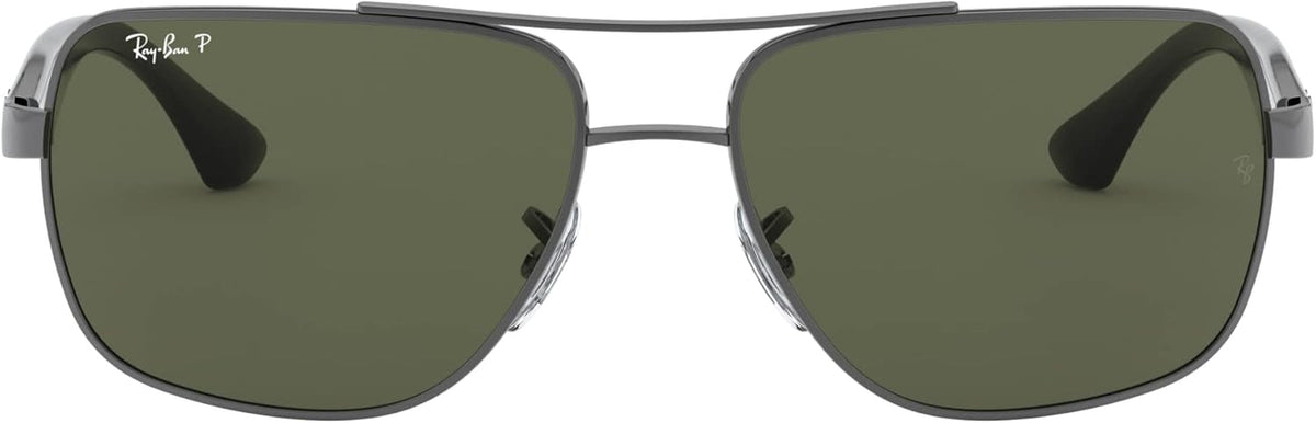 Men'S RB3483 Metal Square Sunglasses