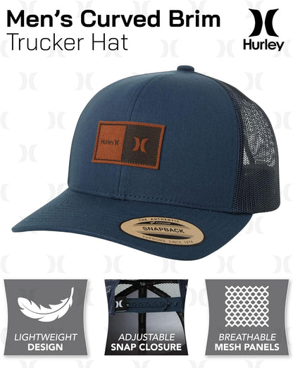 Men'S Caps - Fairway Trucker Mesh Panel Baseball Cap Trucker Hat - Snap Back Hats for Men