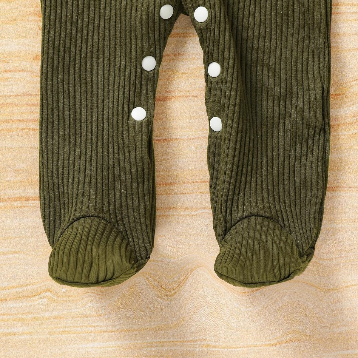 Newborn Infant Baby Boy Coming Homing Clothes Letter Print Button Knit Footed Romper Jumpsuit Hat Bibs 3Pcs Outfit