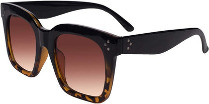 Vintage Women Oversized Sunglasses Designer Luxury Square Sun Glasses UV400 Protection Flat Lens