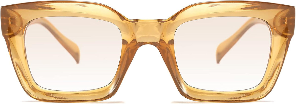 Classic Women Sunglasses Fashion Thick Square Sun Glasses Chunky Frame UV400 B2471