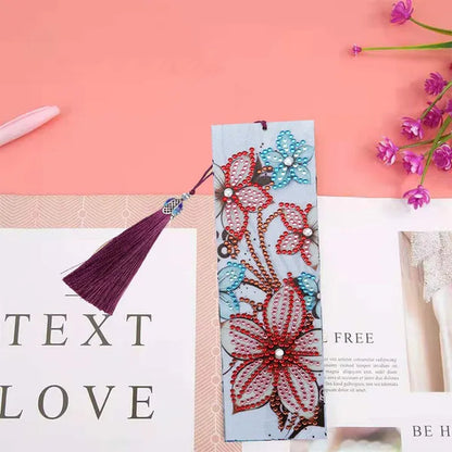 20 Types New Diy Leather Book Marks Special Shaped Diamond Painting Tassel Bookmarks Crafts Gifts For Christmas