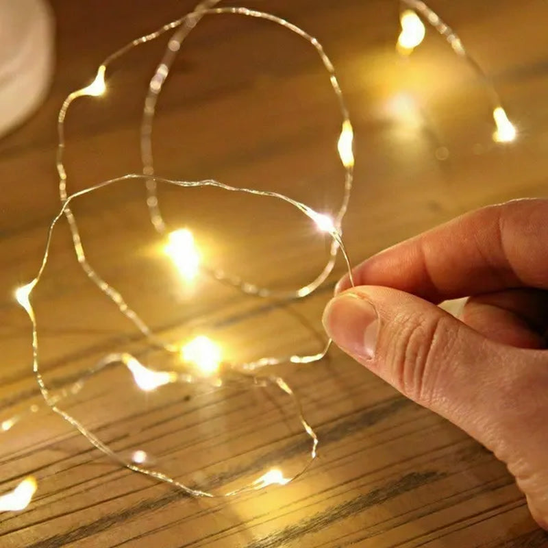 2020 1M - 10M LED Fairy String Lights Fairy Light Battery Operated For Christmas Xmas Party Home Decor LED Strings & Decoration Lights