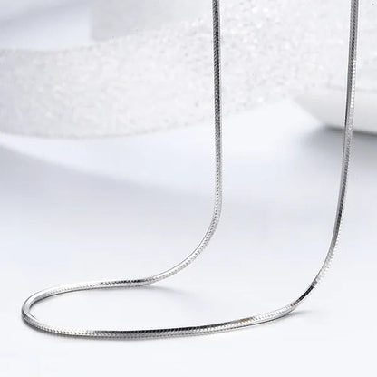Women's Fashion Snake Bone Necklace Pendant Accessories Collarbone Chain Necklace Jewelry 16-inch-30 Inches